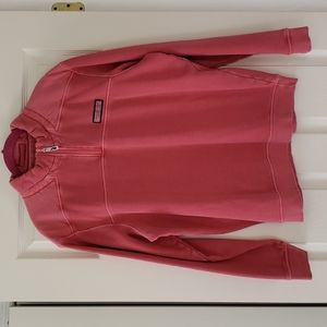 Preppy faded pink half zip sweatshirt by vineyard vines